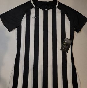 NIKE WOMEN'S STRIPED DIVISION III Black and White